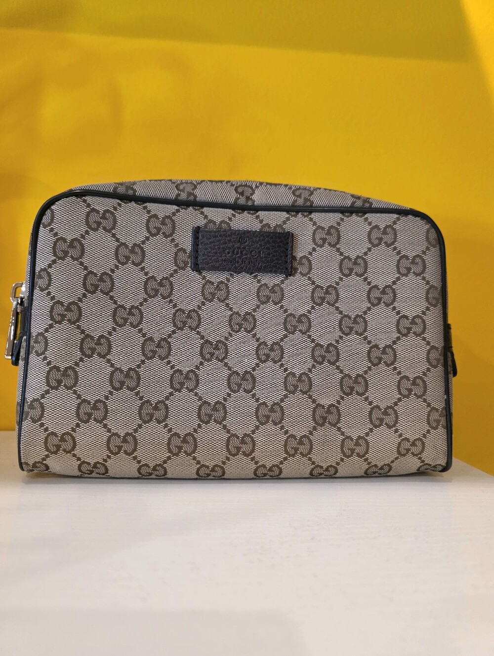 Gucci Beige Brown GG Belt Bag